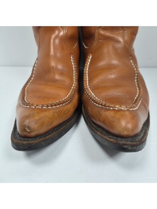 VTG Double H Sub Zero Insulated Men\'s Brown Leather Cowboy Boots US Size 10D main image 8